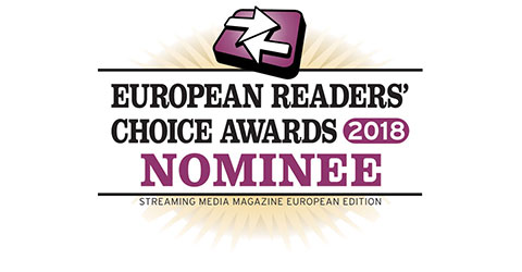 2018 Streaming Media European Readers' Choice Awards logo