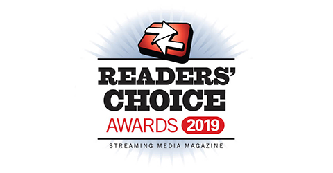 2019 Streaming Media Readers' Choice Awards logo