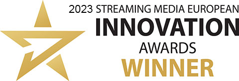 2023 Streaming Media European Innovation Awards Winner logo